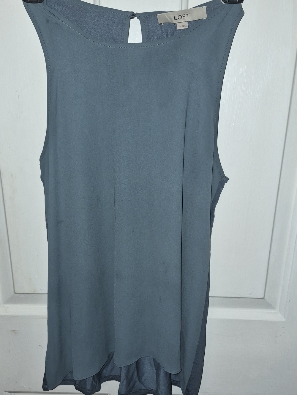 LOFT Slate Gray Sleeveless Camisole XS